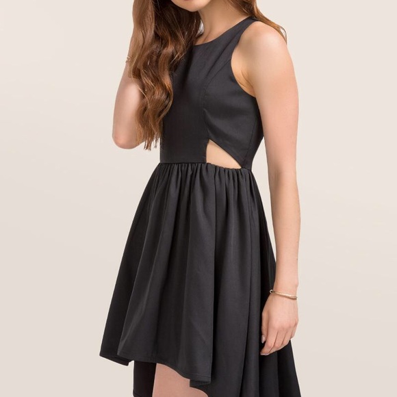 NWT Francesca's black high-low dress - Picture 2 of 7